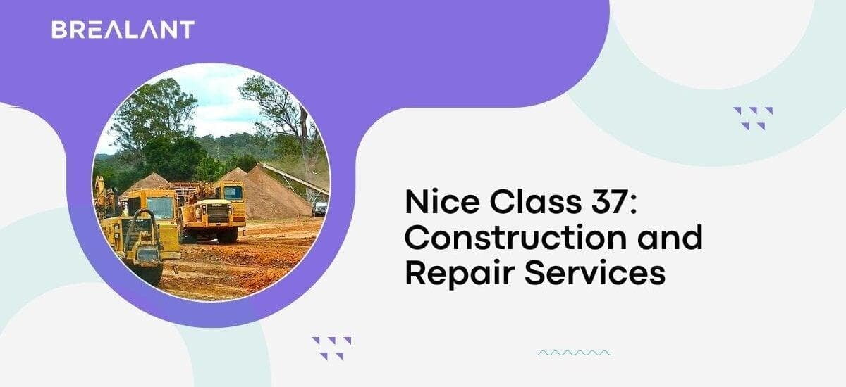 Nice Class 37: Construction and Repair Services