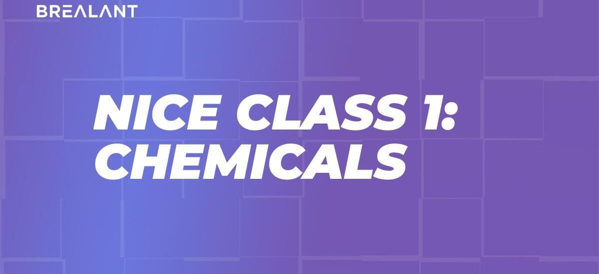 Nice Class 1: Chemicals