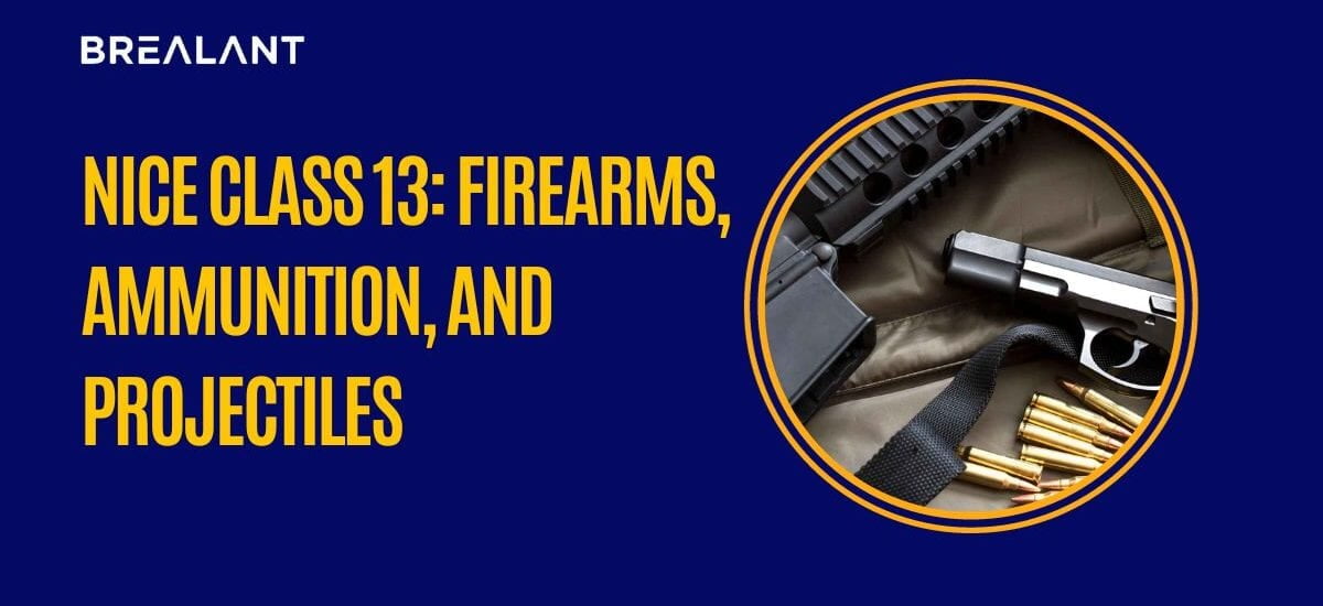 Nice Class 13: Firearms, Ammunition, and Projectiles